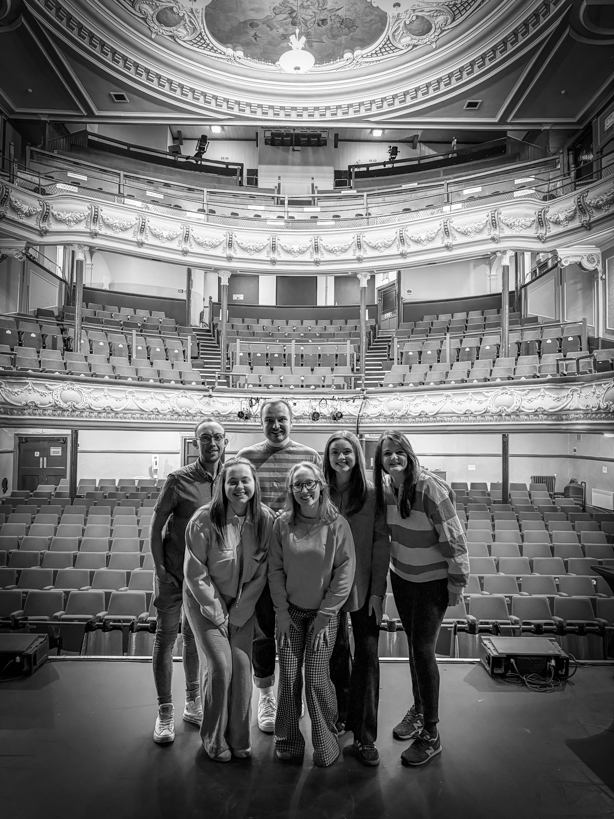 A TO Z Aberdeen's creative team on stage at the Tivoli Theatre