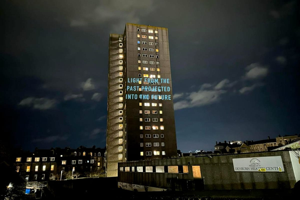Peacock Celebrates 50th Year with Striking Art Projection Event