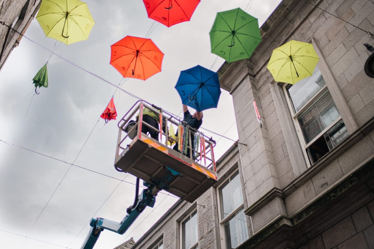 Colourful Canopy Returns to Shiprow Celebrating Neurodiversity